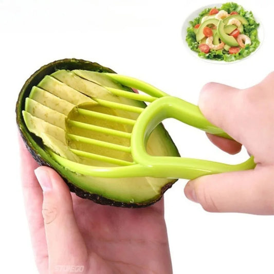 3-in-1 Avocado Slicer Tool - Pit, Slice, and Scoop with Ease