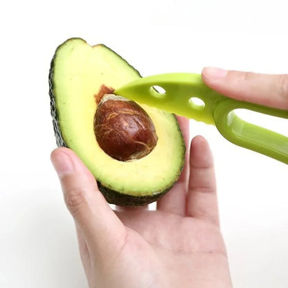 3-in-1 Avocado Slicer Tool - Pit, Slice, and Scoop with Ease