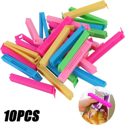 Colorful Bag Sealing Clips (5 PCS) - Multi-Purpose Food Storage Sealers